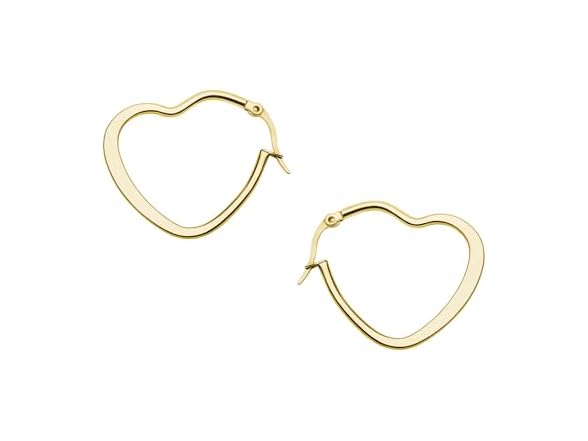 Ilovgem Heart Earrings 14K Gold Plated