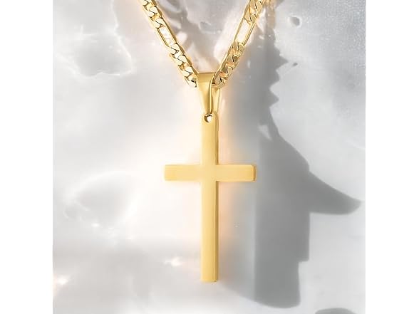 Angelus de Leon 14K Gold Figaro Chain 20in