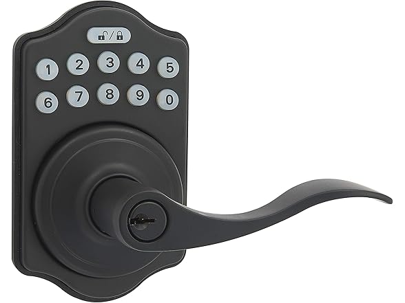 Amazon Basics Electronic Keypad, Matte Black