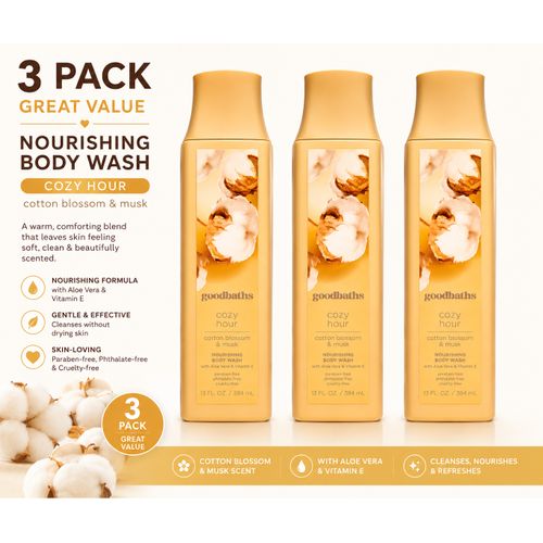 3Pk Goodbaths Nourishing Body Wash - Gallery 10