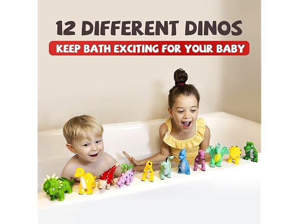 Hely Cancy Dinosaur Bath Toys
