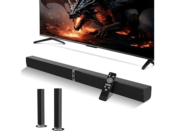 MZEIBO Detachable Sound Bar for TV