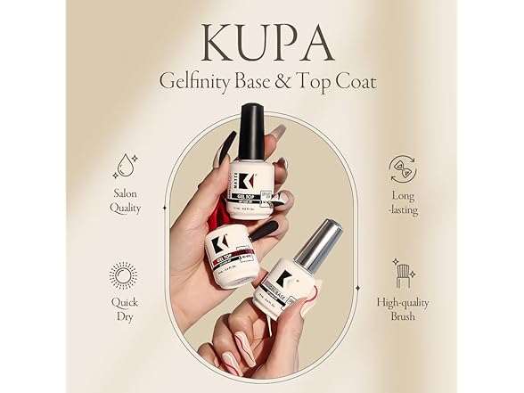 KUPA GelFinity - Soak Off Gel - Top Coat
