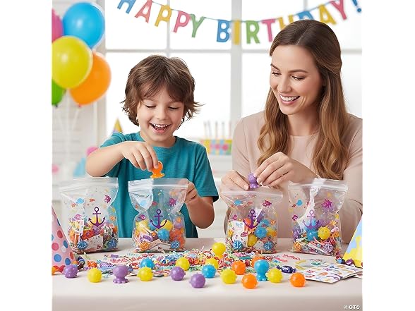 Fun Express Sticky Sea Creatures, 72 Pieces