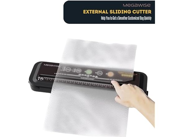 MEGAWISE Vacuum Sealer Machine for Food
