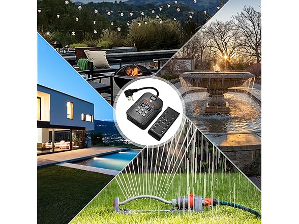 Dusk to Dawn Outdoor Timer Outlet