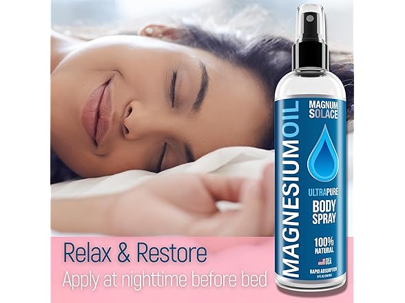 MS-MAG8 8 Fl. Oz. Pure Magnesium Oil Spray -