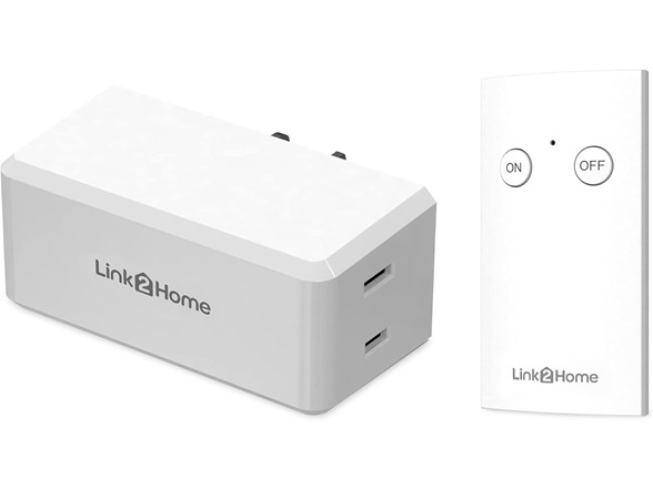 Link2Home Wireless Remote Control Outlet (2 Pack)