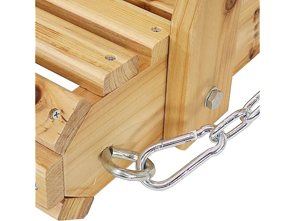 Sunnydaze Traditional Wooden Porch Swing, 58.5"