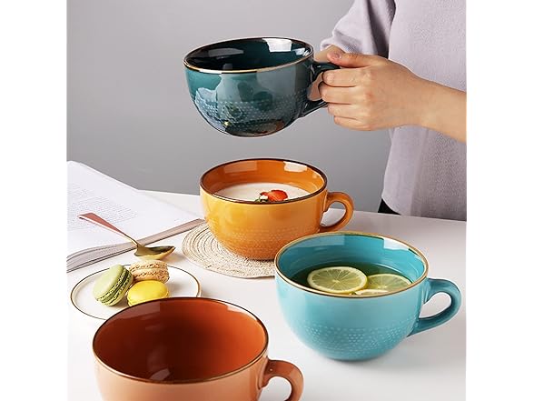 Large Coffee Cup Ceramic Soup Mug