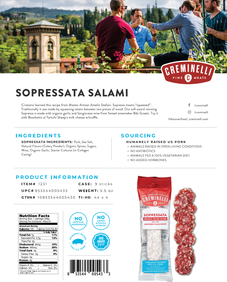 Creminelli Classic Salami 4 Pack - Gallery 14