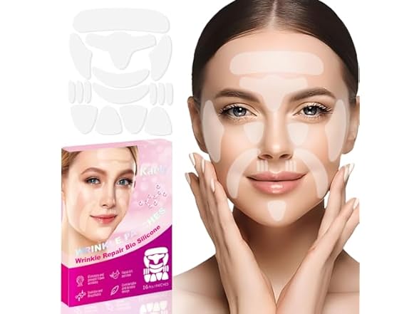2-Pack 192ct Face Wrinkle Patch Set