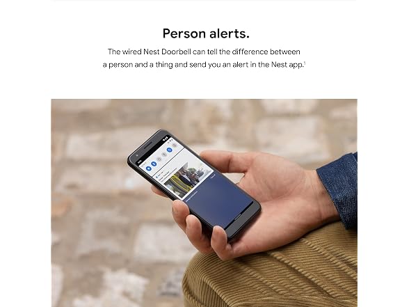 Google Nest Doorbell (Wired) Black