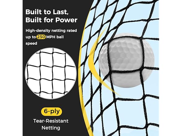 MangoStar 11x8ft Golf Hitting Net - Gallery 5
