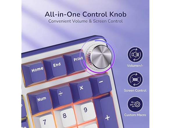 RK ROYAL KLUDGE S104 Wireless Keyboard