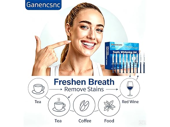 35% Ganencsnc 10-Pack Teeth Whitening