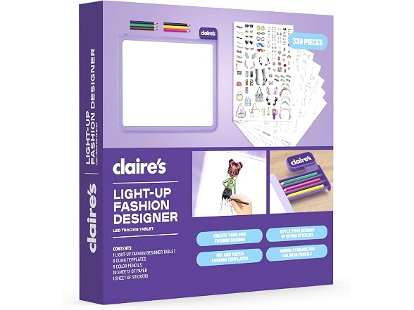 Claire’s Light-Up Fashion Designer LED