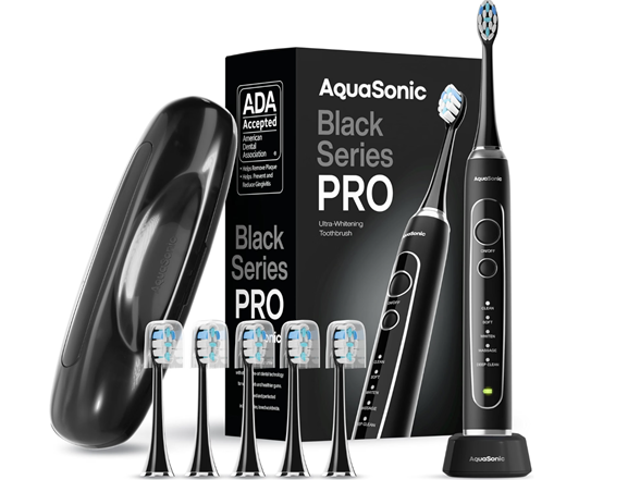 AquaSonic Black Series Pro Toothbrush 5 Mode