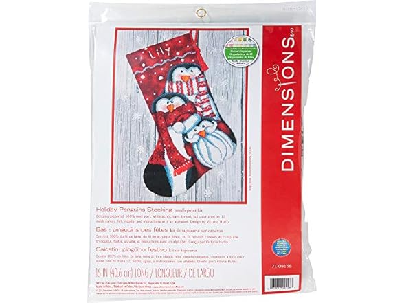 Dimensions Needlepoint Kit, 'Penguin