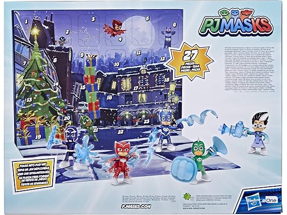 PJ Masks Kids Advent Calendar, 24 Daily Surprises