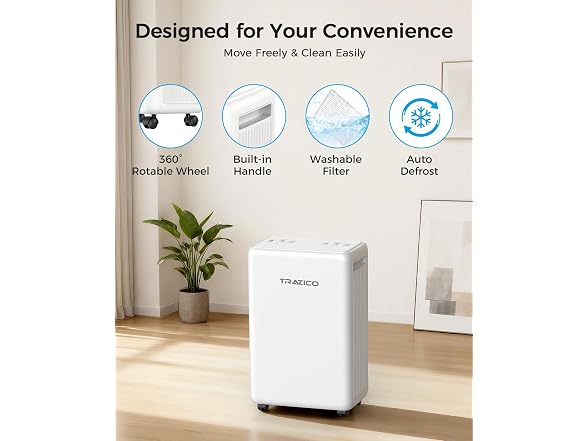 Trazico 30Pint Dehumidifier