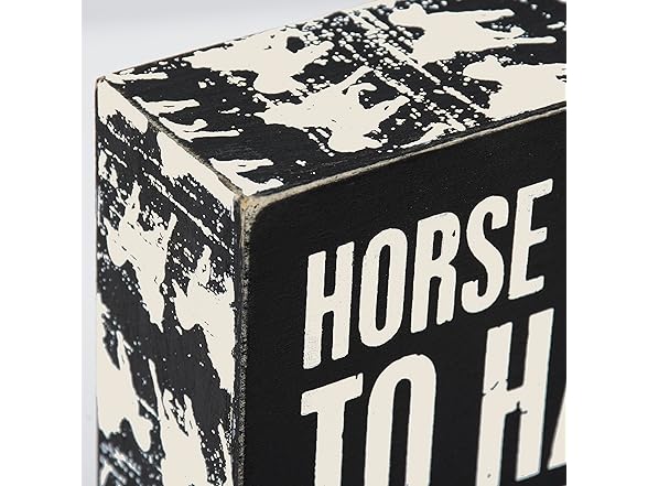 Primitives by Kathy Box Sign Horse Girls