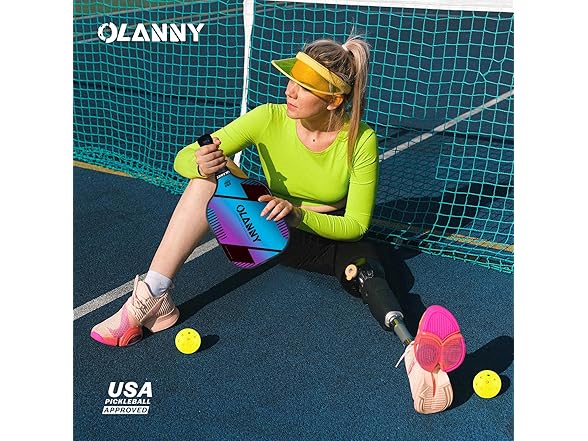 (4 Pack) OLANNY Graphite Pickleball Paddles Set