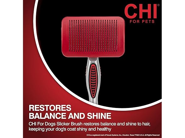 CHI for Dogs Self Cleaning Slicker Brush