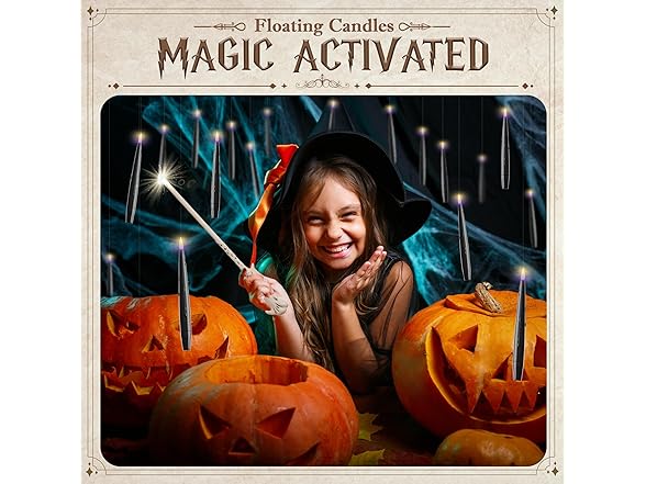 HP Floating Candles 20 Pack Black