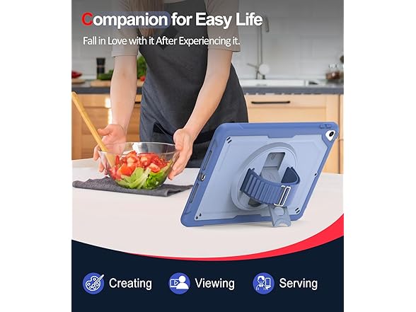 Ambison Case for iPad 9th/8th/7th Gen