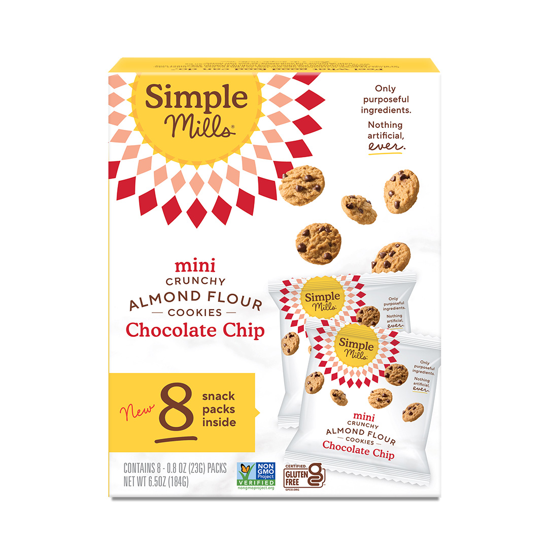 SIMPLE MILLS Mini Choc Chip Cookies 6.5oz - Gallery 6