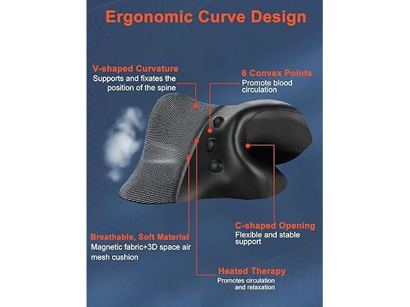 Upalled Wireless Heated Neck Stretcher