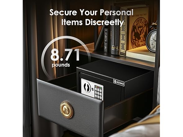 ADIMO 0.5 Cubic Feet Hidden Home Safe