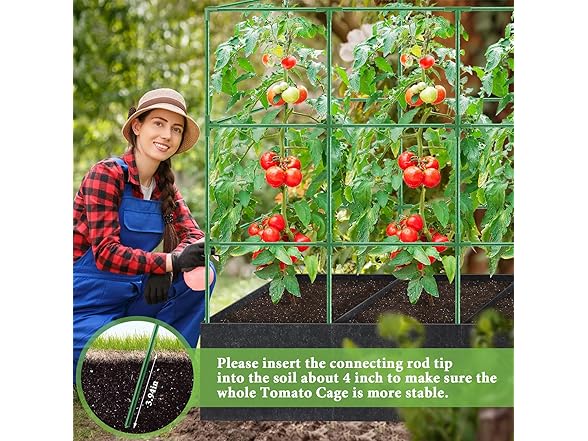 POILKMNI 3-in1 Tomato Cage