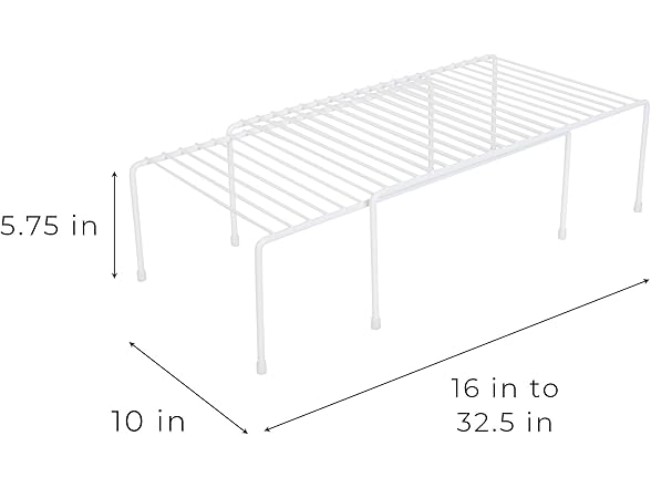 Smart Design Expandable Shelf Rack