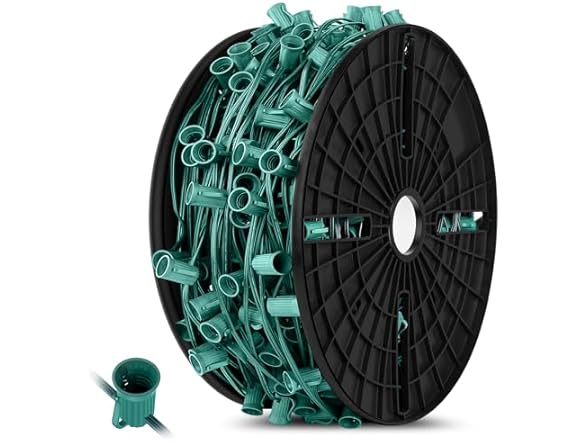 Brightever Commercial 500 FT C9 Christmas LED Lights String Outdoor