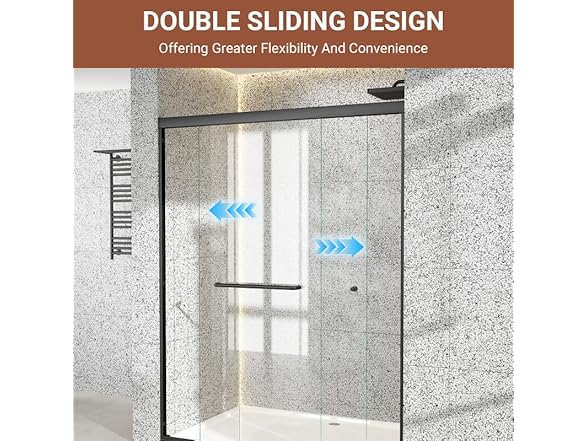 Double Sliding Shower Door