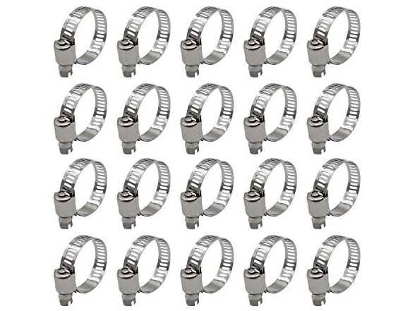 5/8-1-1/16 Hose Clamp SS 16Pk SAE10