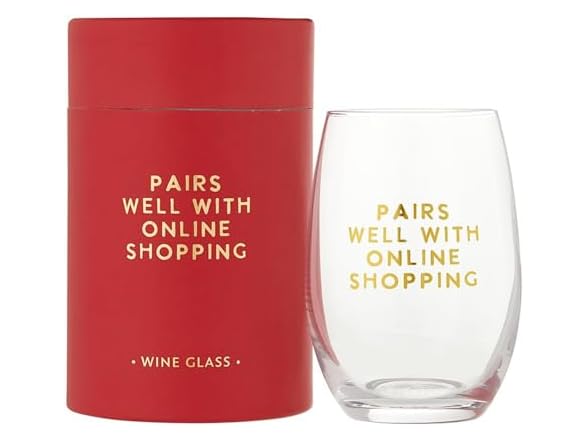 Santa Barbara Design Studio Holiday Stemless Wine Glass