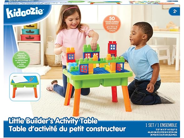Kidoozie - Little Builders Activity Table
