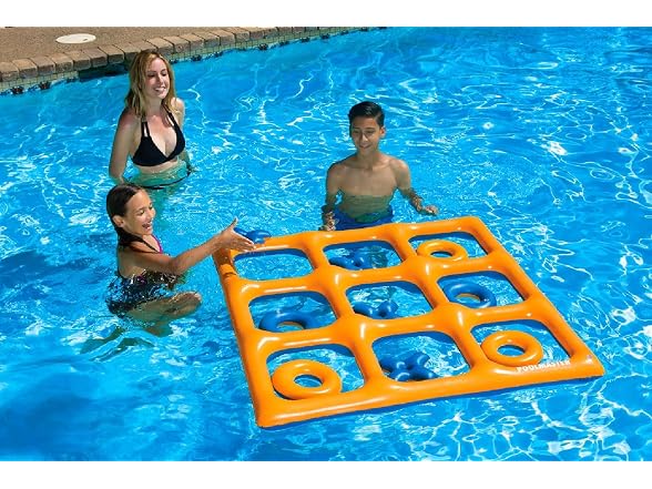 Poolmaster Giant Floating Tic Tac Toe Game