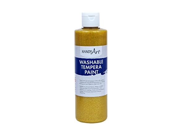Handy Art Glitter Washable Paint 8 ounce,