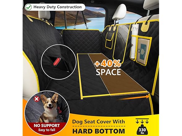 L'AGRATY Dog Car Seat Cover