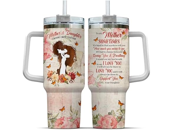 99WHALE Tumbler 40 Oz With Handle Lid