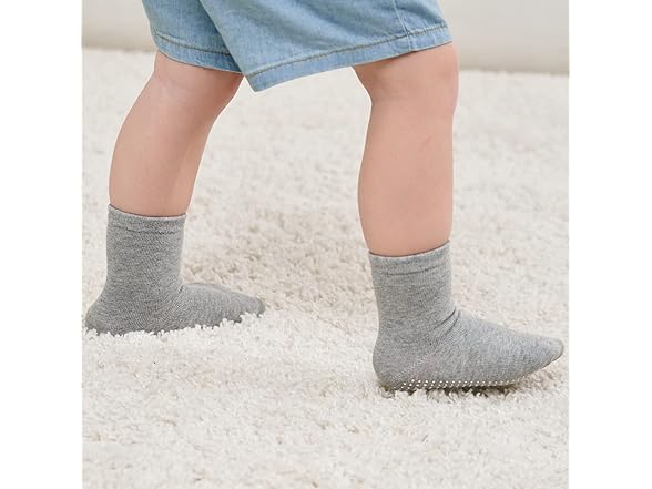 12 Pair Baby Non Slip Ankle Socks