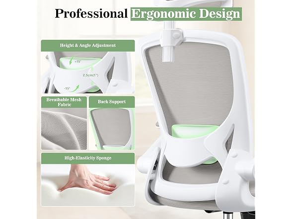 Bestfair W0893 High Back Mesh Desk Chair1 (Open Box)