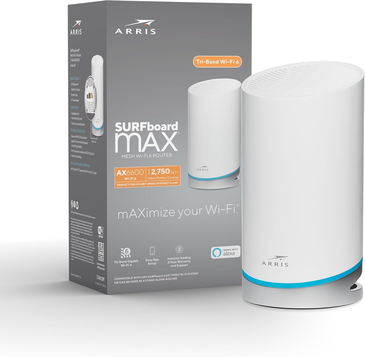 ARRIS SURFboard mAX W21 AX6600 (Open Box) - Gallery 8