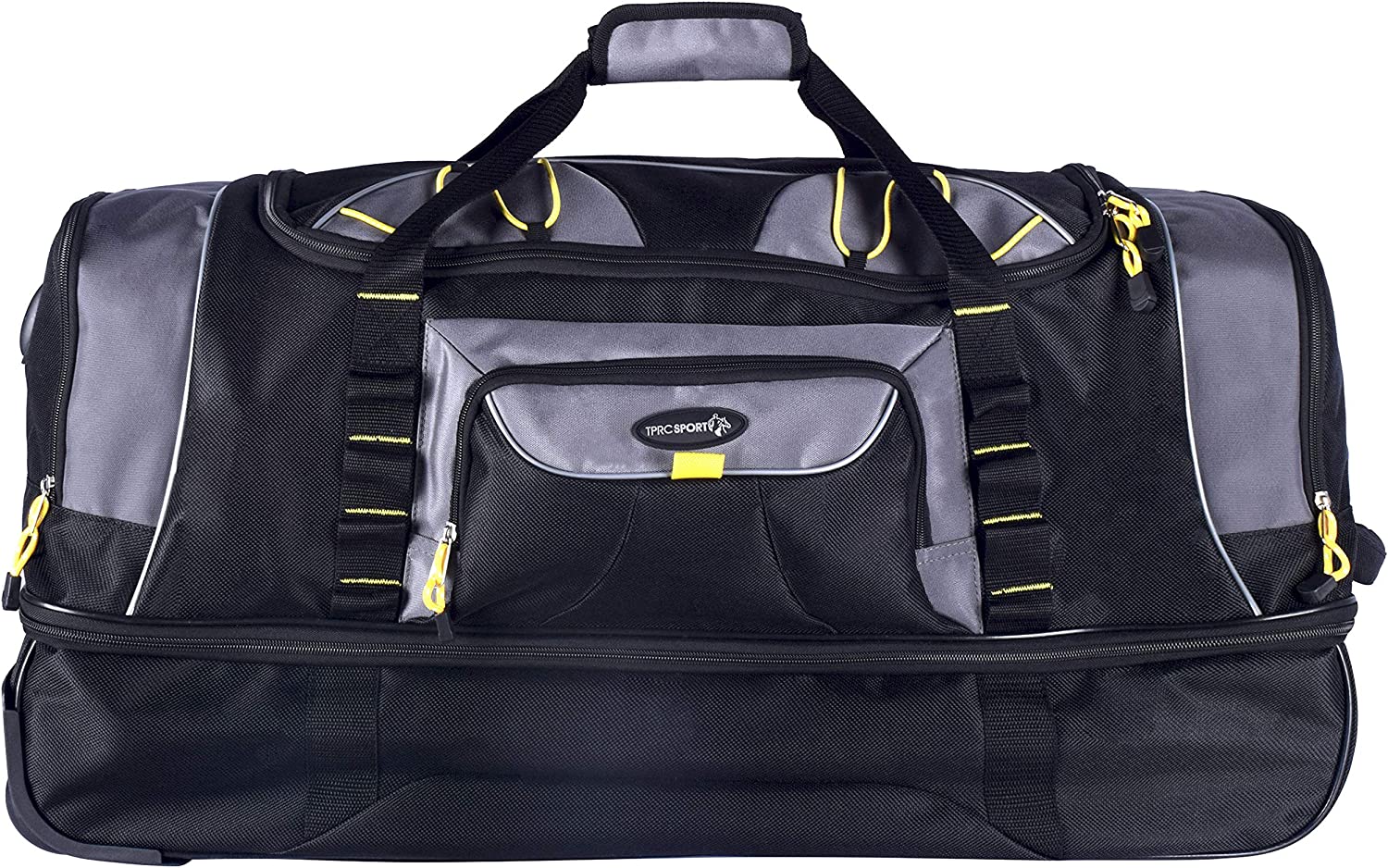 TPRC Upright Rolling Duffel Bag 30", Black/Grey - Gallery 22