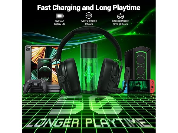 Krysenix Wireless Gaming Headset | XBox Series X|S | PC