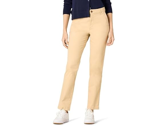 Amazon Essentials Women High-rise Pant Tan